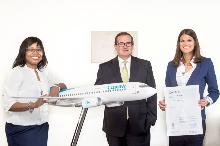 20150513 LuxairTours Certification (photo)