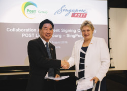Signing of strategic collaboration between POST Luxembourg and SingPost