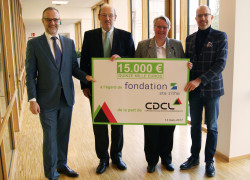 CDCL Fondation Ste Zithe Chèque 13032017