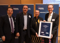 Fedil-Prixdel'environnement SLA Georges Hilbert et Paul Trierweiler avec le prix