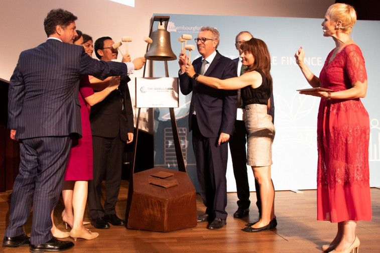 LuxSE World Bank bell ceremony