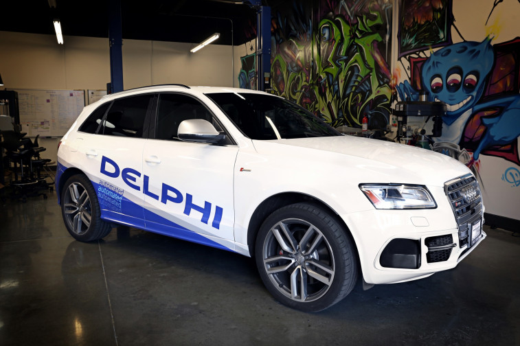 Delphi’s automated driving demo veh
