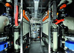 APATEQ Redundant ultrafiltration units inside of OilPaq container module