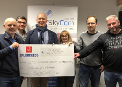 Spendenübergabe SkyCom