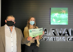 Remise de chèque Arval Luxembourg AVL