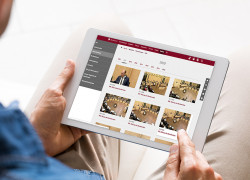 Bundesrat Tablet Video Portal