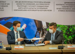 Signing ceremony for a new agreement between Eurasian Resources Group annd thyssenkrupp Industrial Solutions (002)