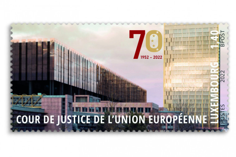 Timbre 70 ans de la Cour de Justice de l’Union européenne