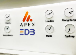 APEX EDB Clock Wall