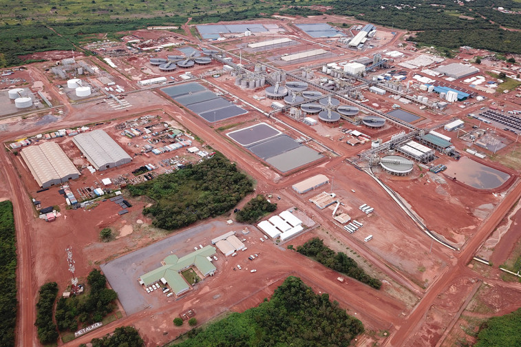 ERG's Metalkol copper and cobalt tailings reprocessing facility in the DRC