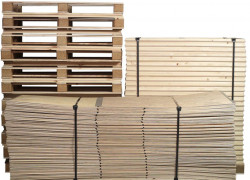 Toutes les caisses pliantes en bois contreplaqué pour l'industrie de NO-NAIL BOXES sont livrées et stockées à plat